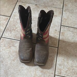 Rebel Durango American Flag Cowboy Boots